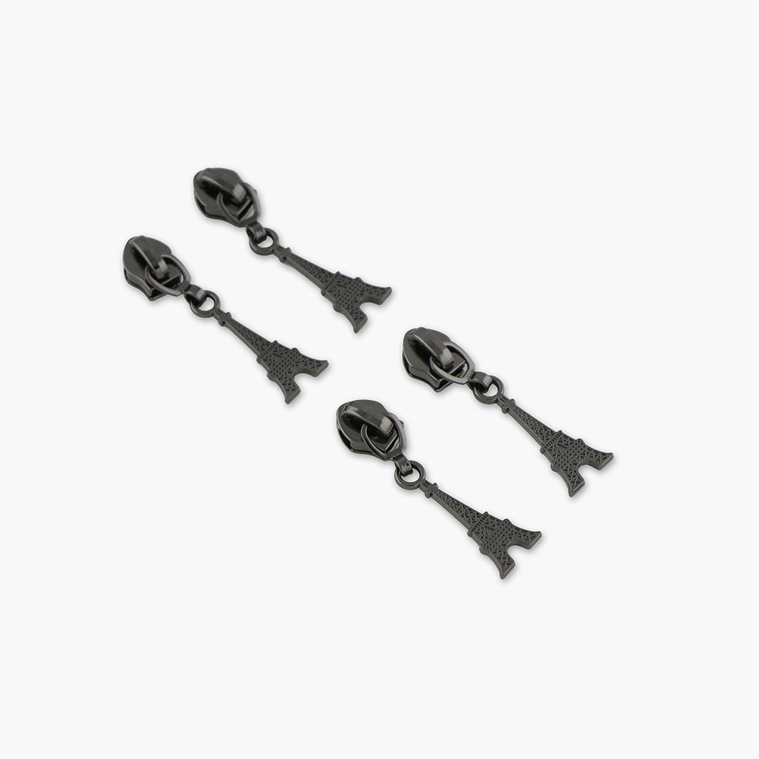 Four Eiffel Tower Zipper Pulls – Sallie Tomato