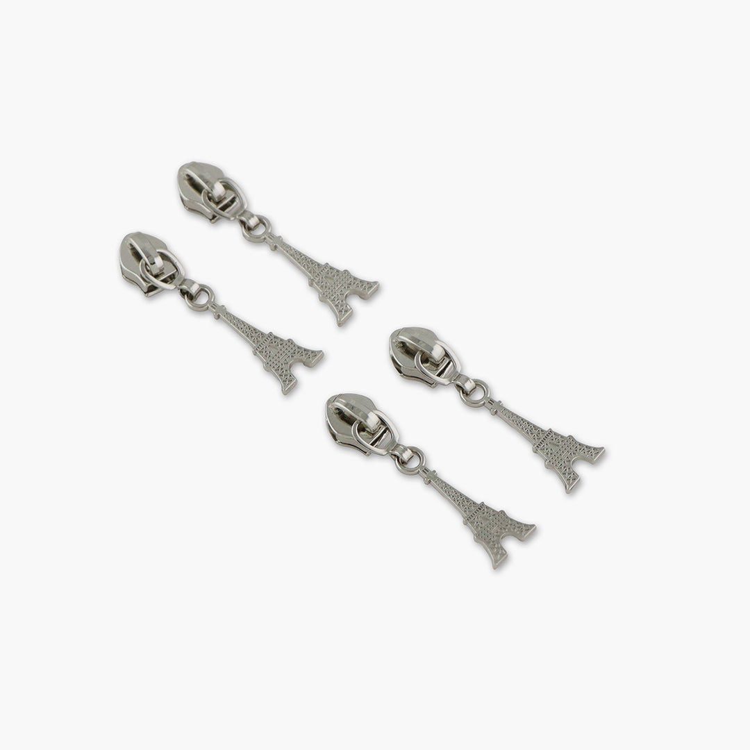 Four Eiffel Tower Zipper Pulls – Sallie Tomato