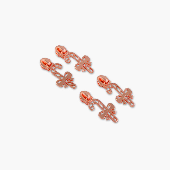Four Candy Cane Zipper Pulls – Sallie Tomato