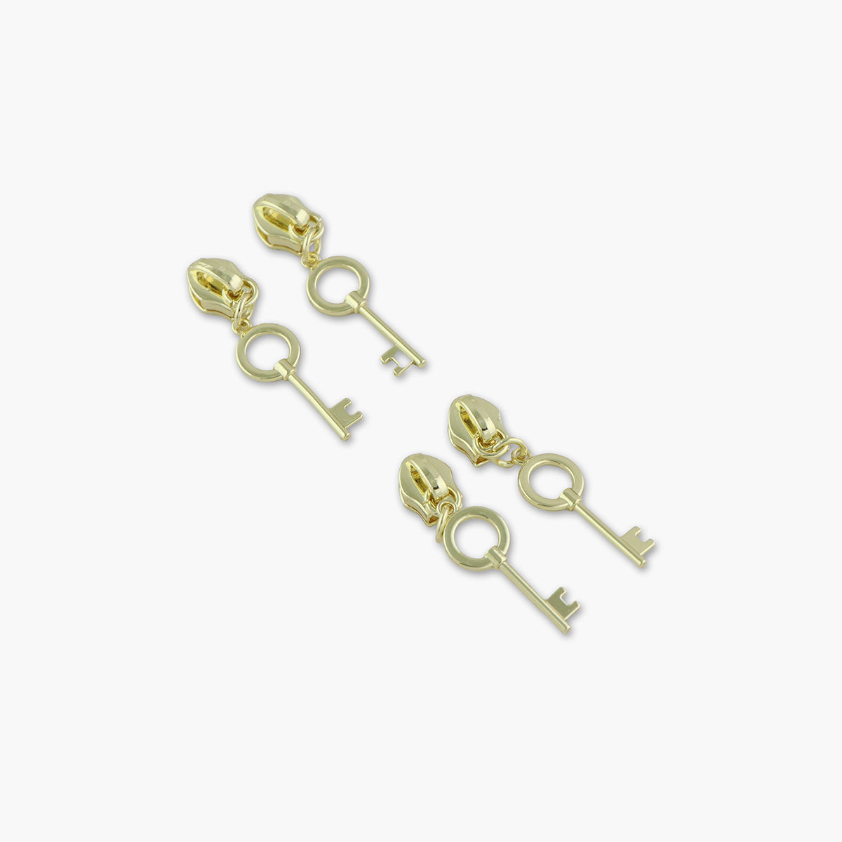Standard Key Pull Four Key Zipper Pulls – Sallie Tomato