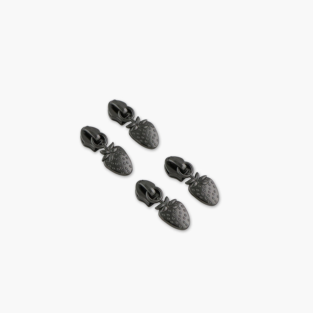 Four Strawberry Zipper Pulls – Sallie Tomato