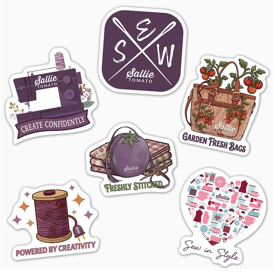 Sallie Tomato Brand Collectible Stickers