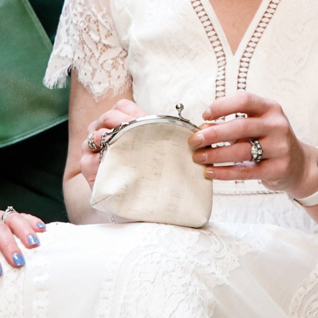 SUBASTA- Silvia- Cuero sintético guijarro fucsia