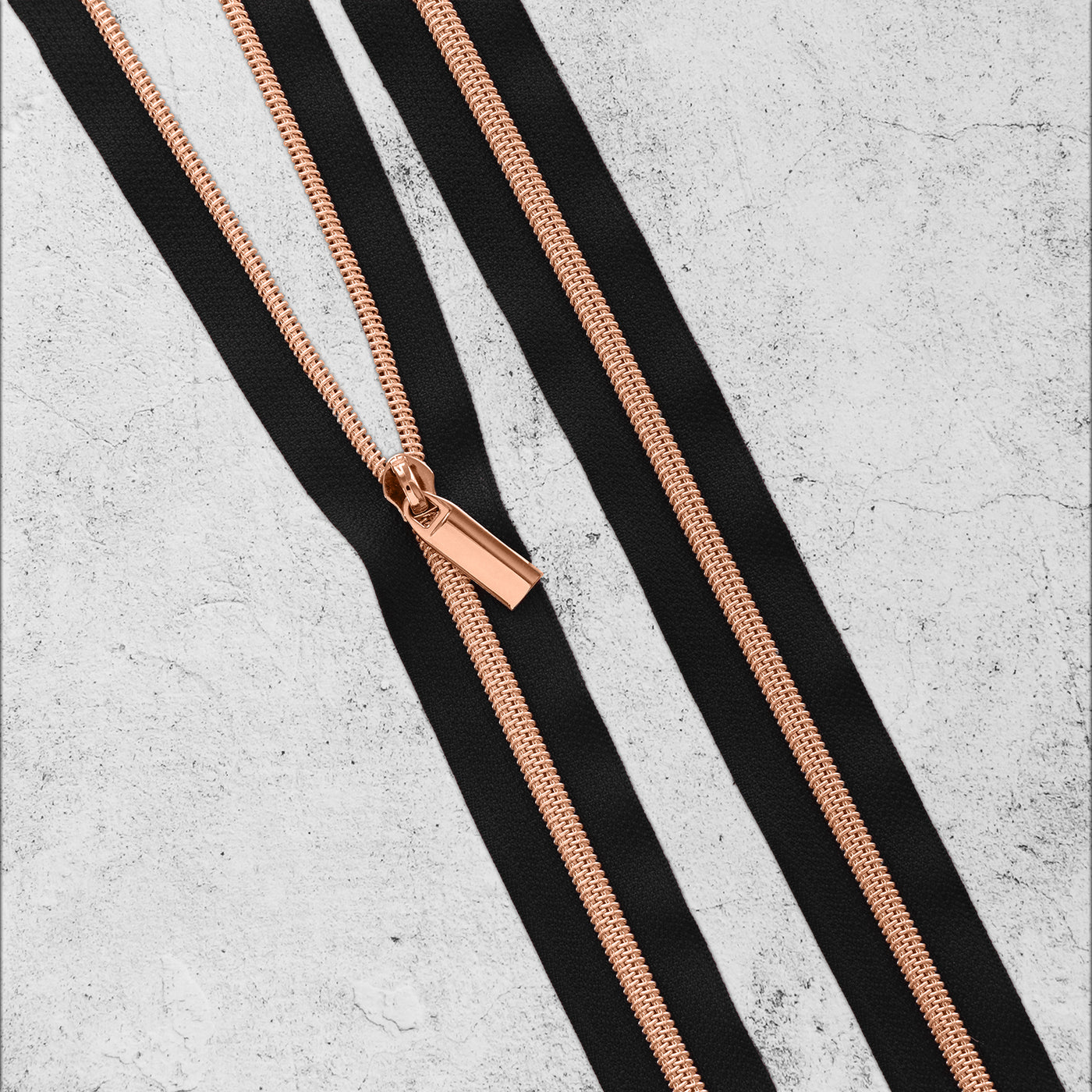Zippers by the Yard: Black with Copper Pulls – Inspired to Sew