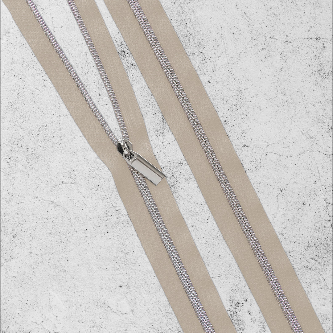Beige Nylon Coil Zippers – Sallie Tomato