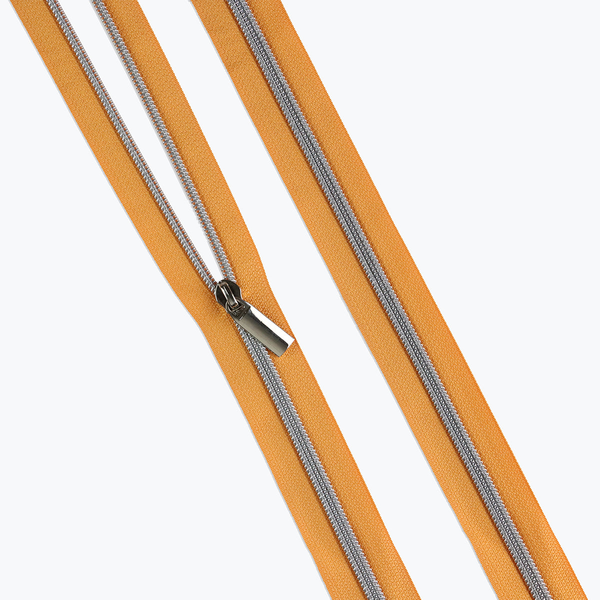 Tangerine Nylon Coil Zippers