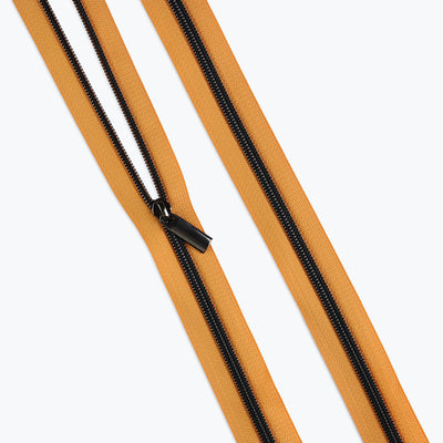 Tangerine Nylon Coil Zippers