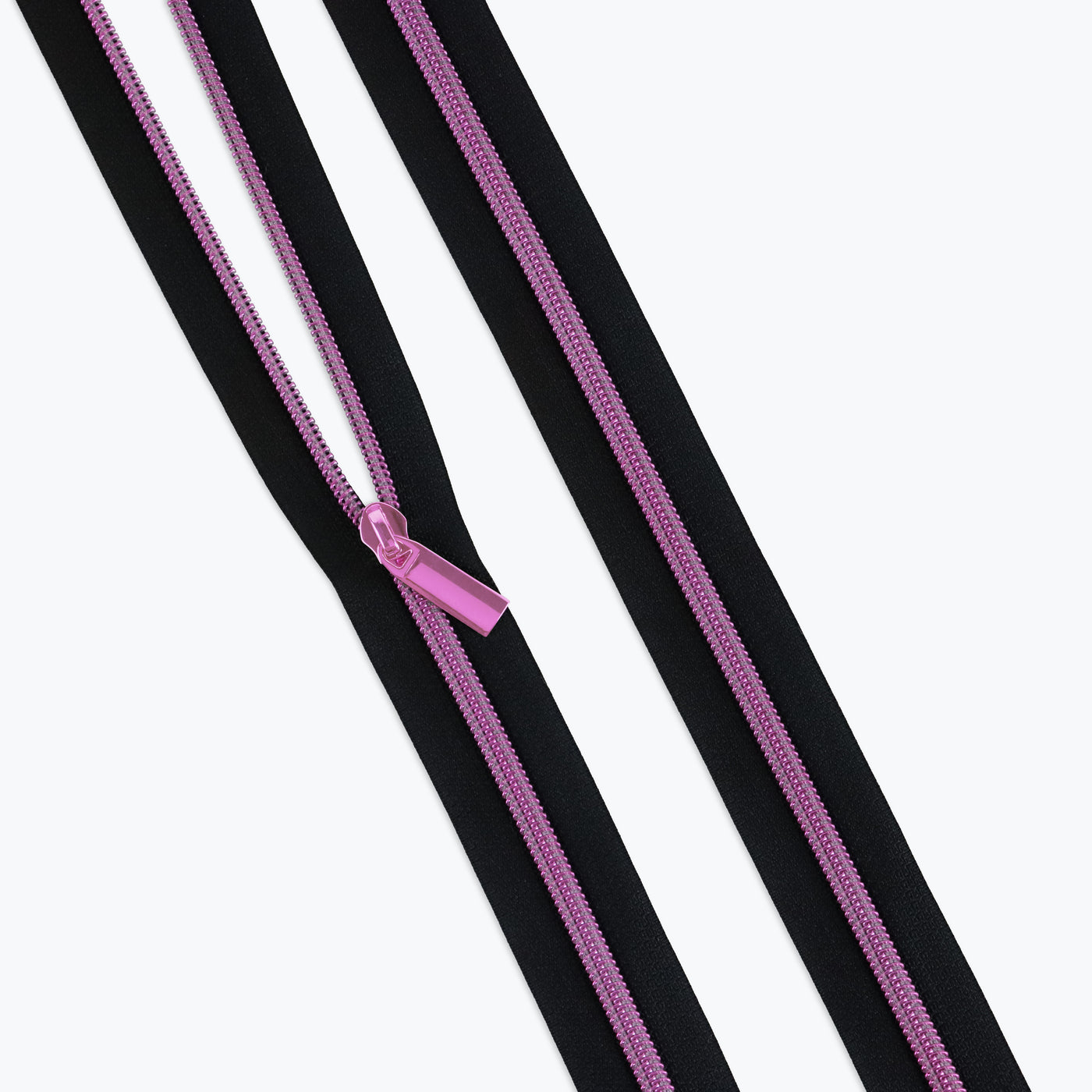 Tula Pink Black Nylon Coil Zippers