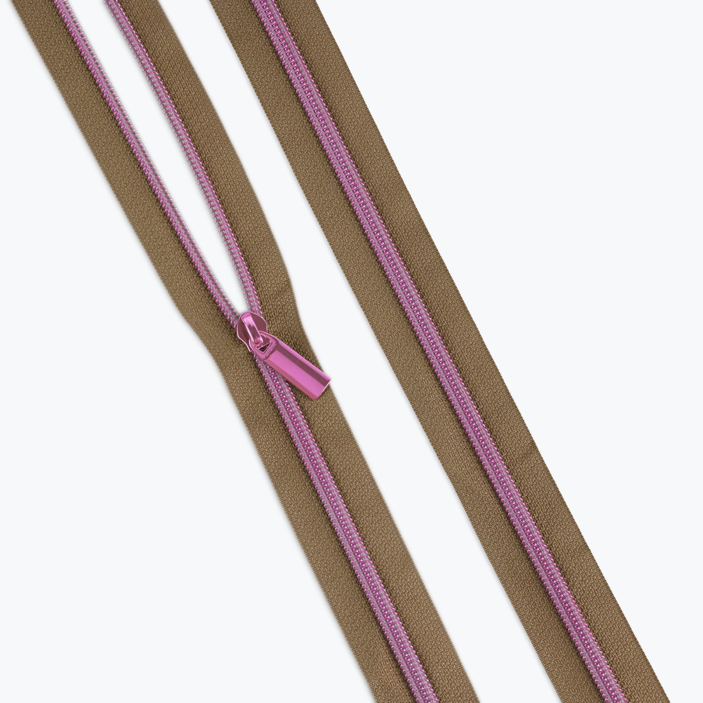 Tula Pink Natural Nylon Coil Zippers