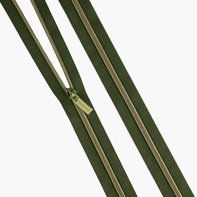 Fern Nylon Coil Zippers