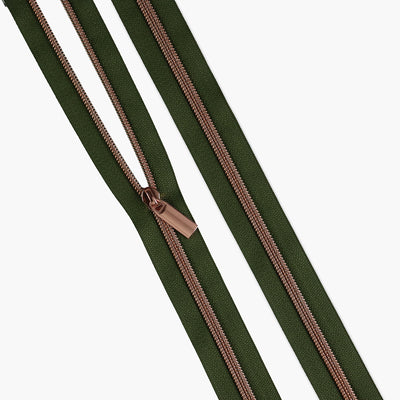 Fern Nylon Coil Zippers