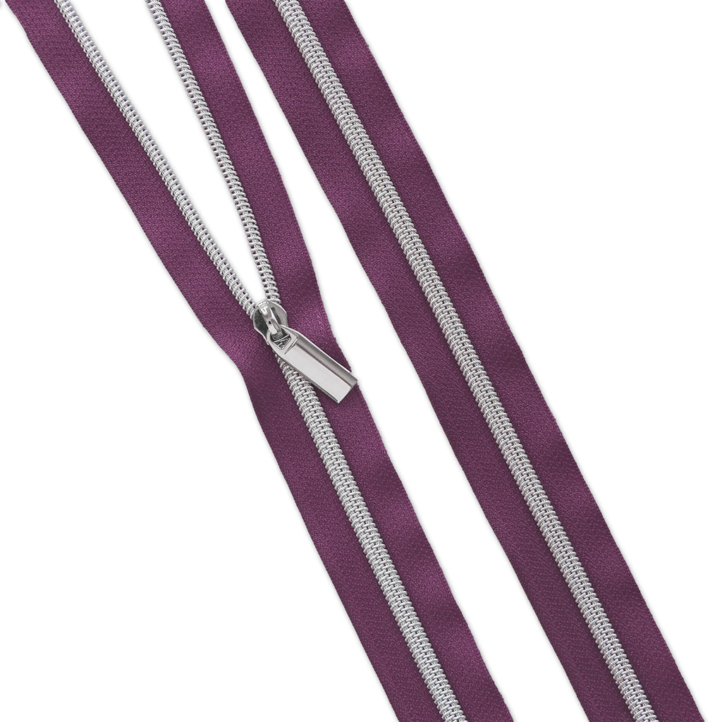 Purple Nylon Coil Zippers – Sallie Tomato