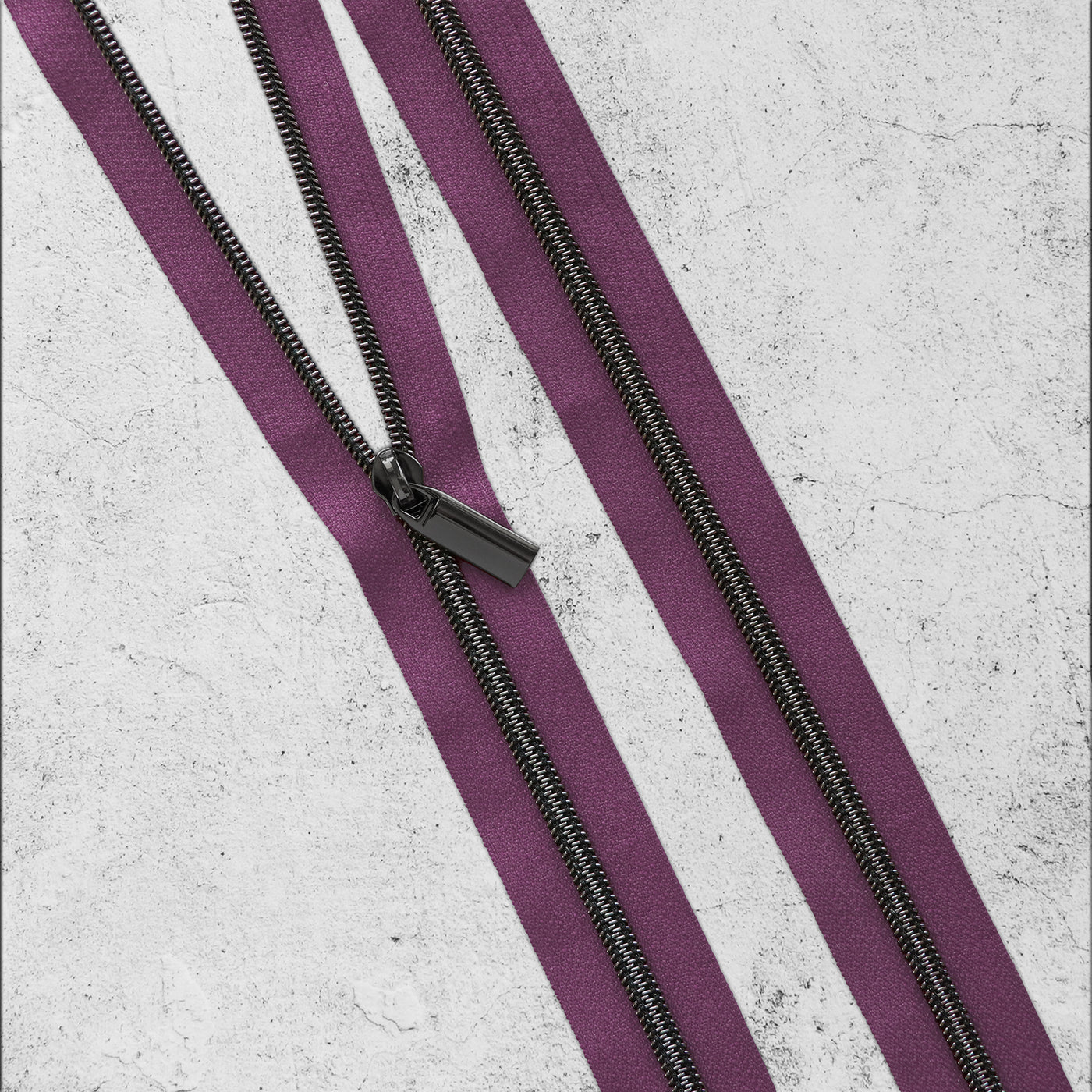 Purple #5 Nylon Coil Zippers