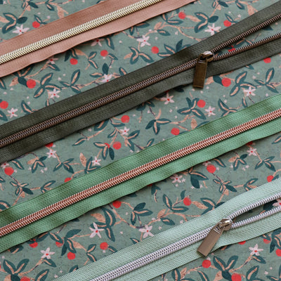 Jessica Rose Designer Print: Citron Vines Cork Fabric