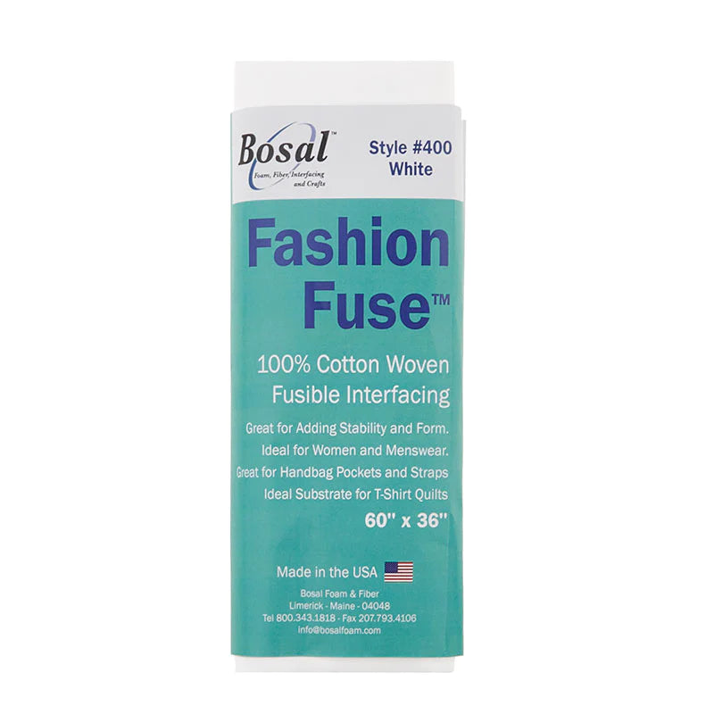 Fusible Bosal Fashion Blanco 60" x 36"