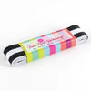 Black and white striped Tula Pink Webbing by Renaissance Ribbons