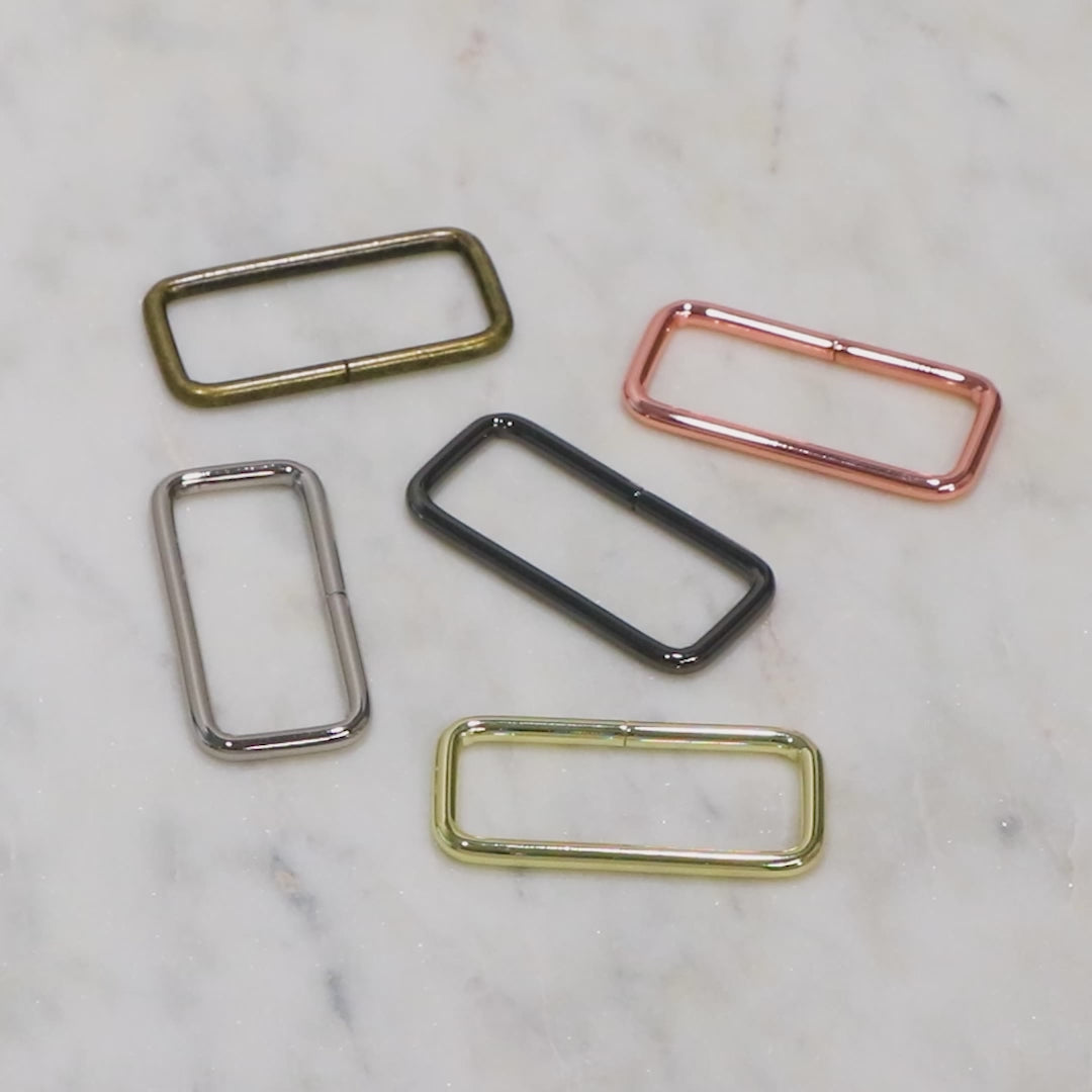 Four 2" Rectangle Rings