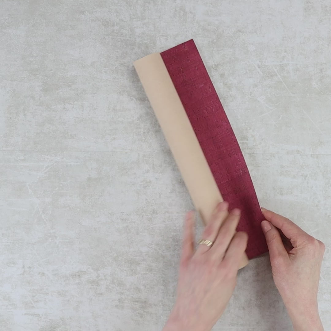 Rustic Ruby Cork Fabric