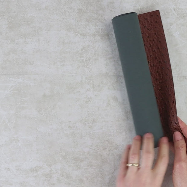Unbranded Faux Leather Ostrich Print Book Cover – Small Size, Handmade Feel