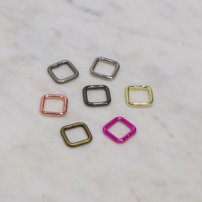 Four 1/2" Rectangle Rings