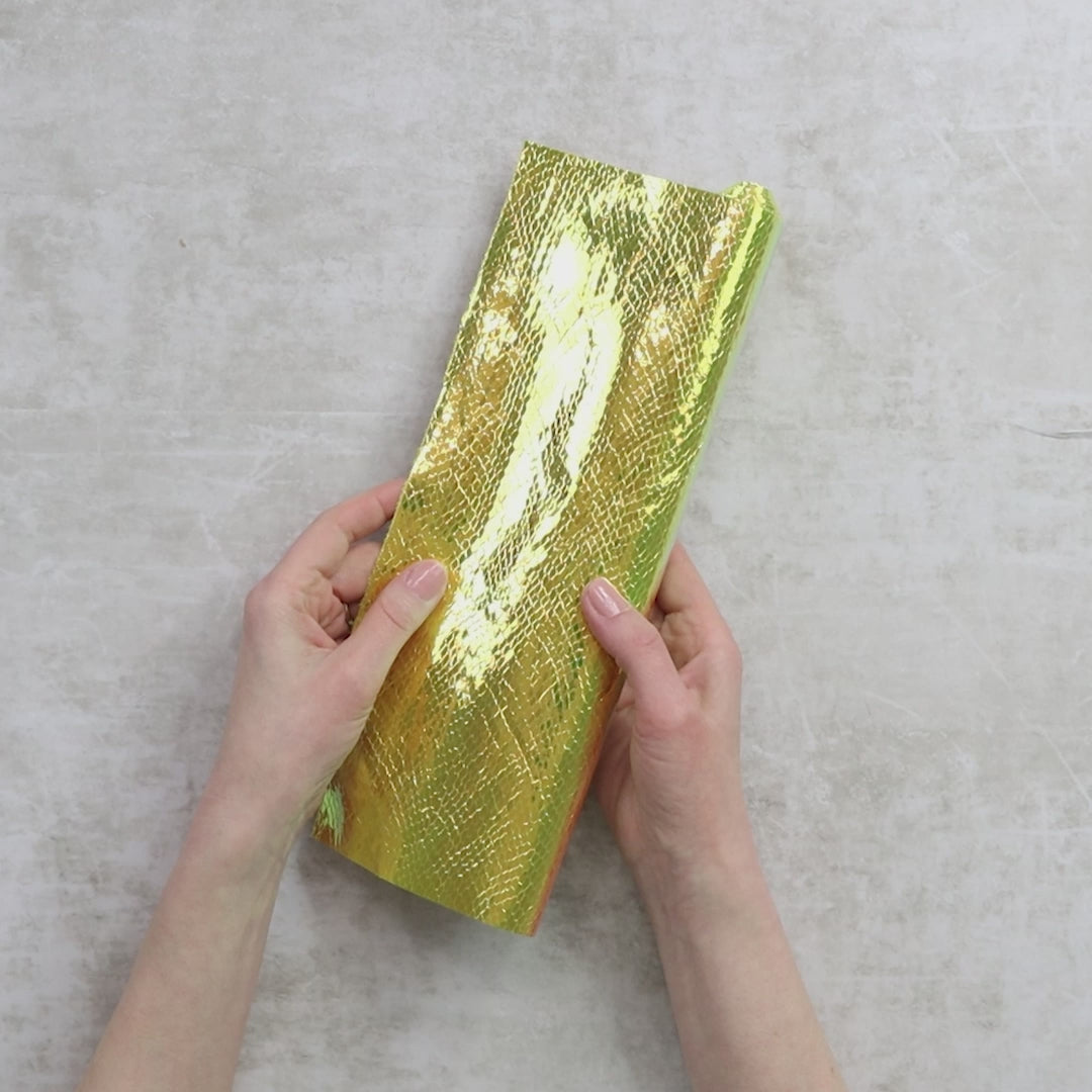 Gold Unicorn Leather