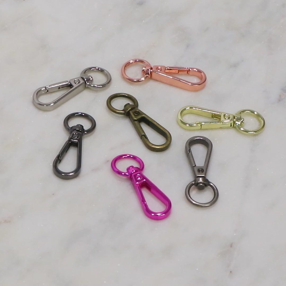 Two 1/2" Swivel Hooks