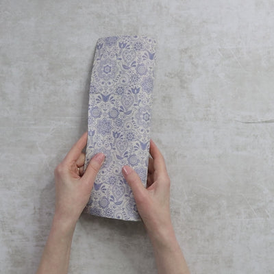 Floral Folk Art Cork Fabric