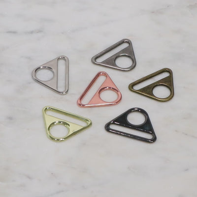 Two 1 1/2" Triangle Rings