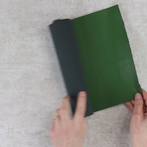 Forest Green Pebble Faux Leather – Sallie Tomato