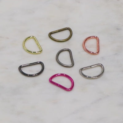 Four 1" D-Rings