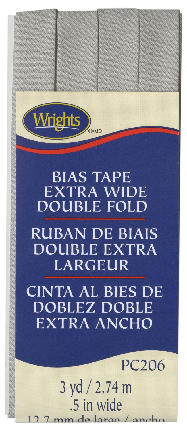 Wrights Bias Tape Extra Wide Double Fold Sallie Tomato
