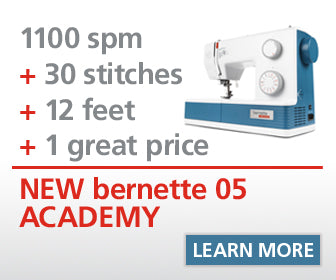 Bernette Sewing Machine: Academy 05