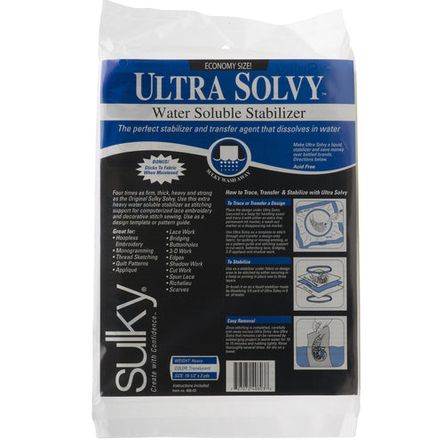Sulky Ultra Solvy Stabilizer - Translucent