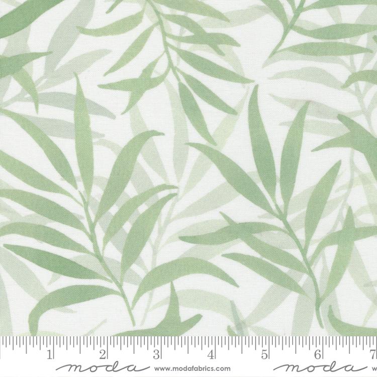 Moda - Chickadee Zephyr palm leaves