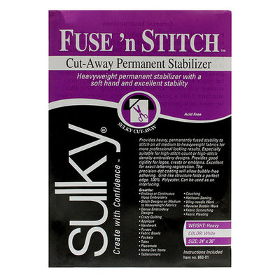 Estabilizador Sulky Fuse 'n Stitch™ - Blanco