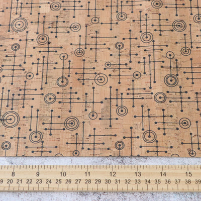 Fifties Abstract Cork Fabric