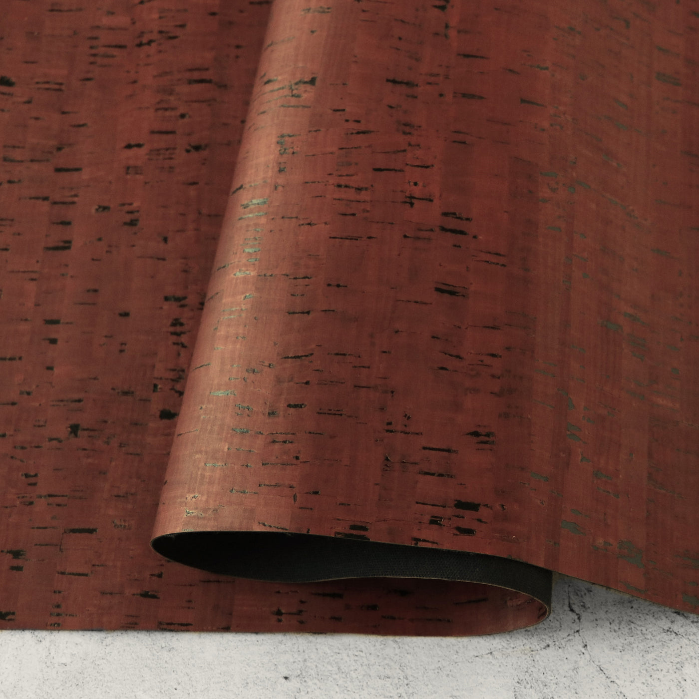 Rustic Garnet Cork Fabric