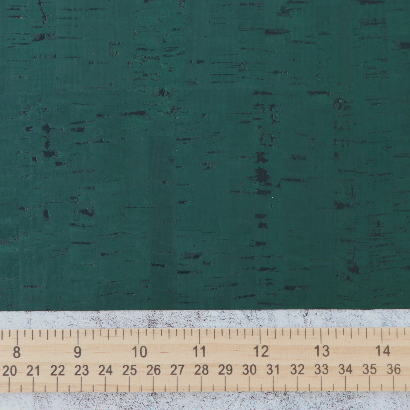 Packaged 1/2 Yard Cut: Rustic Malachite Cork Fabric