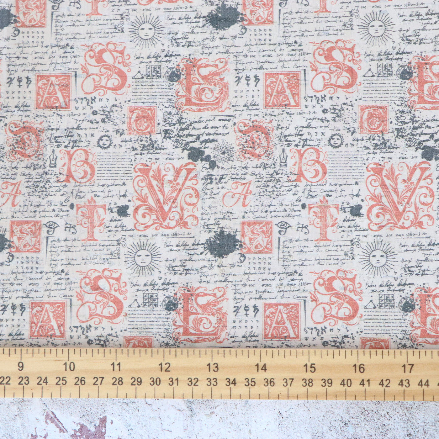 Medieval Journal Cork Fabric