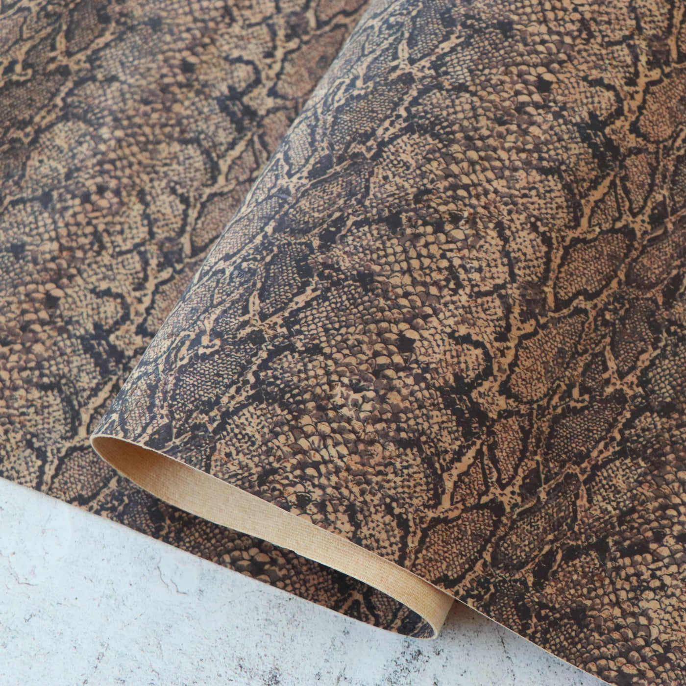 Snake Cork Fabric