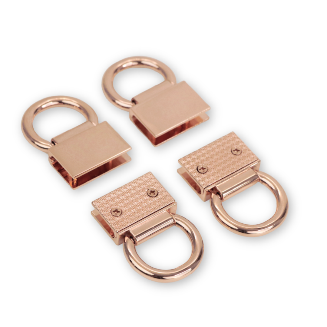 Rose Gold Edge Connector Strap Anchors
