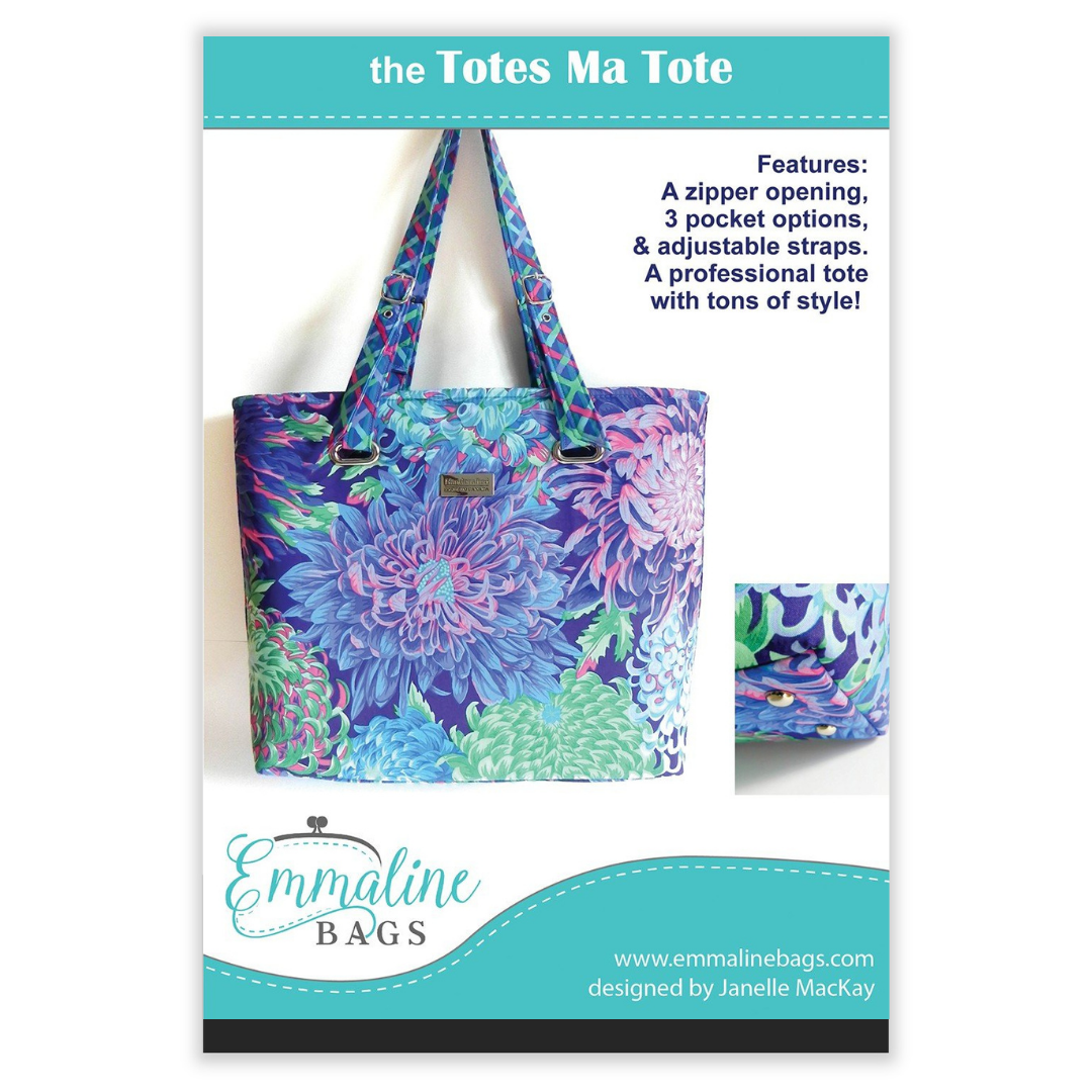 Totes Ma Tote Pattern by Emmaline