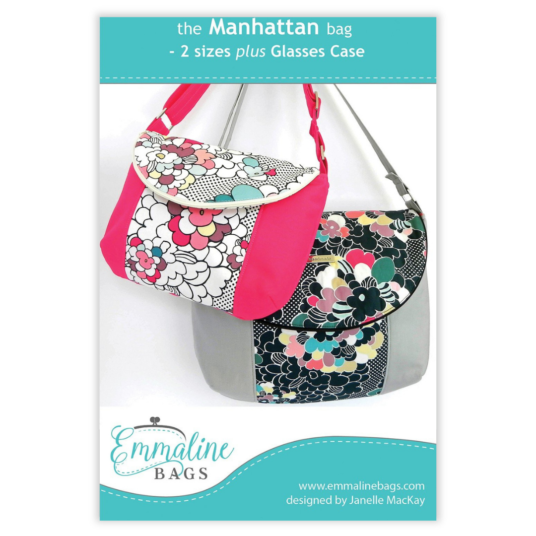 Manhattan Bag Pattern 2-Sizes by Emmaline