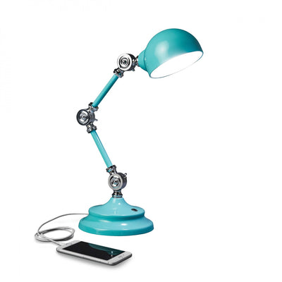 Lámpara de mesa LED Revive turquesa