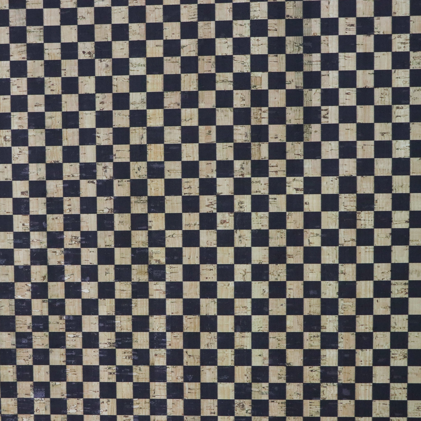 Packaged 1/2 Yard Cut: Checkerboard Cork Fabric