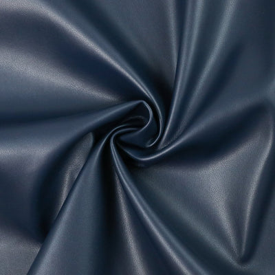 Packaged 1/2 Yard Cut: Navy Lite Faux Leather