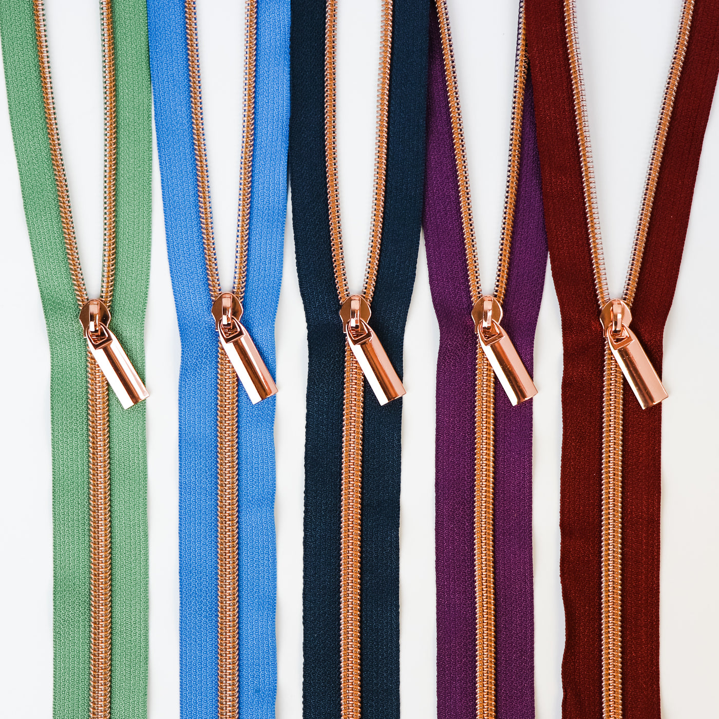 SewPINK Variety Pack Colorful Zippers Nylon Coil