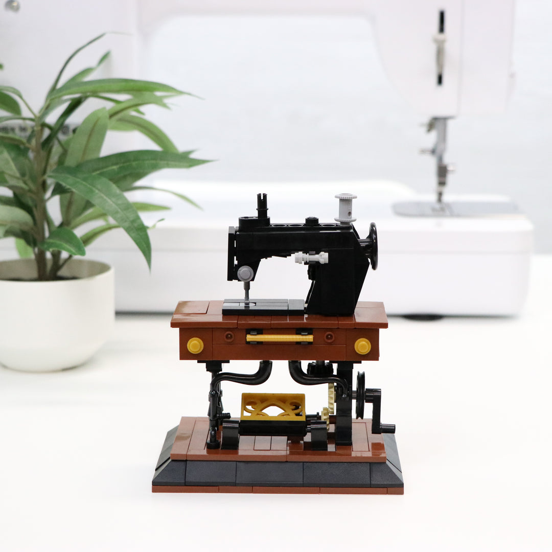 Sallie Tomato Vintage Sewing Machine Building Block Set