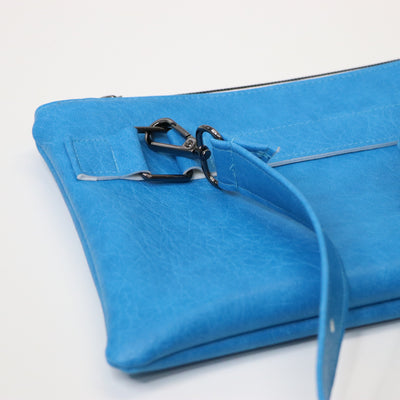 Packaged 1/2 Yard Cut: Electric Blue Legacy Faux Leather