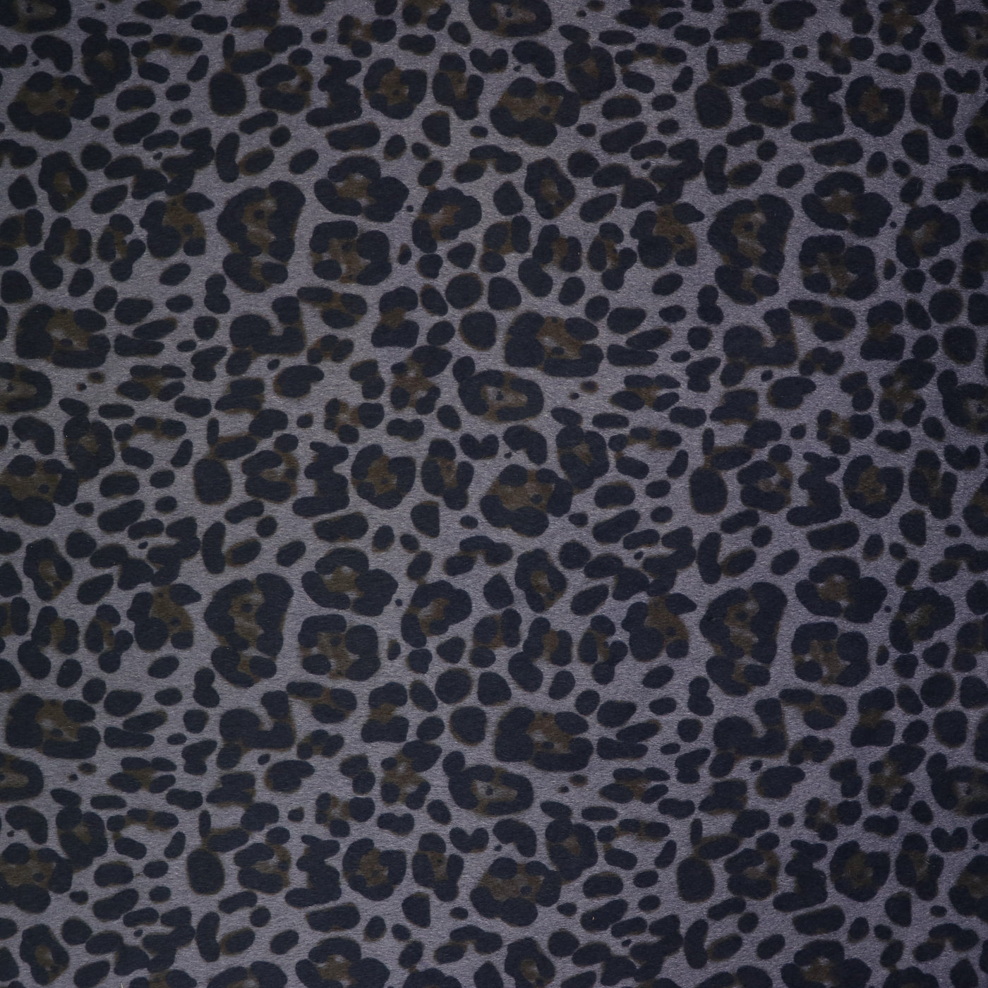 Piel sintética de leopardo azul marino pizarra